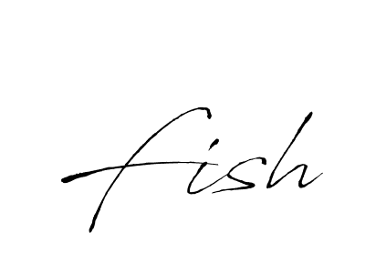 You should practise on your own different ways (Antro_Vectra) to write your name (Fish) in signature. don't let someone else do it for you. Fish signature style 6 images and pictures png