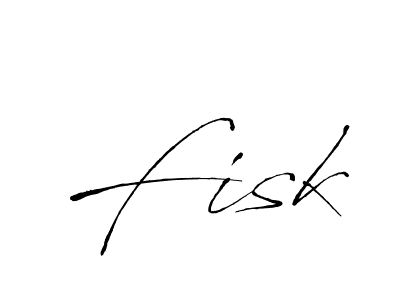 Fisk stylish signature style. Best Handwritten Sign (Antro_Vectra) for my name. Handwritten Signature Collection Ideas for my name Fisk. Fisk signature style 6 images and pictures png