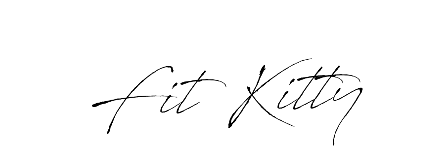 Make a beautiful signature design for name Fit Kitty. With this signature (Antro_Vectra) style, you can create a handwritten signature for free. Fit Kitty signature style 6 images and pictures png