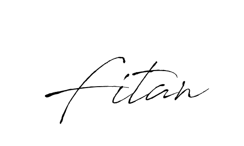 Create a beautiful signature design for name Fitan. With this signature (Antro_Vectra) fonts, you can make a handwritten signature for free. Fitan signature style 6 images and pictures png
