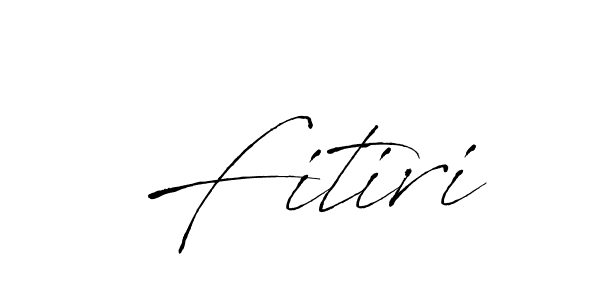 Create a beautiful signature design for name Fitiri. With this signature (Antro_Vectra) fonts, you can make a handwritten signature for free. Fitiri signature style 6 images and pictures png