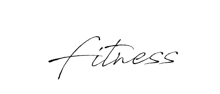 Make a beautiful signature design for name Fitness. With this signature (Antro_Vectra) style, you can create a handwritten signature for free. Fitness signature style 6 images and pictures png