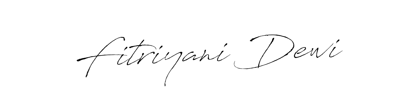 It looks lik you need a new signature style for name Fitriyani Dewi. Design unique handwritten (Antro_Vectra) signature with our free signature maker in just a few clicks. Fitriyani Dewi signature style 6 images and pictures png