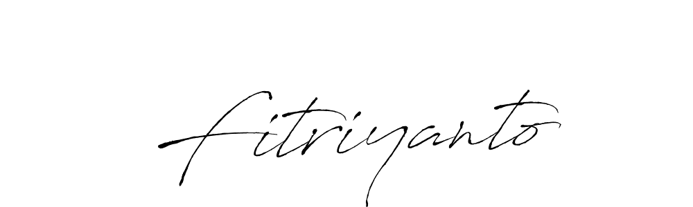 Also You can easily find your signature by using the search form. We will create Fitriyanto name handwritten signature images for you free of cost using Antro_Vectra sign style. Fitriyanto signature style 6 images and pictures png
