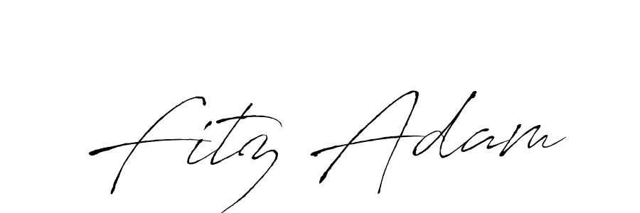 Design your own signature with our free online signature maker. With this signature software, you can create a handwritten (Antro_Vectra) signature for name Fitz Adam. Fitz Adam signature style 6 images and pictures png