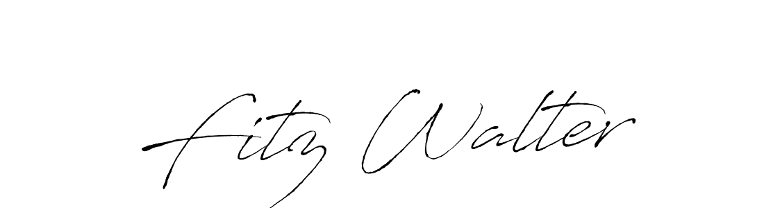 Design your own signature with our free online signature maker. With this signature software, you can create a handwritten (Antro_Vectra) signature for name Fitz Walter. Fitz Walter signature style 6 images and pictures png