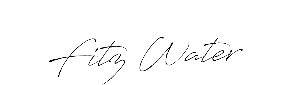 Antro_Vectra is a professional signature style that is perfect for those who want to add a touch of class to their signature. It is also a great choice for those who want to make their signature more unique. Get Fitz Water name to fancy signature for free. Fitz Water signature style 6 images and pictures png