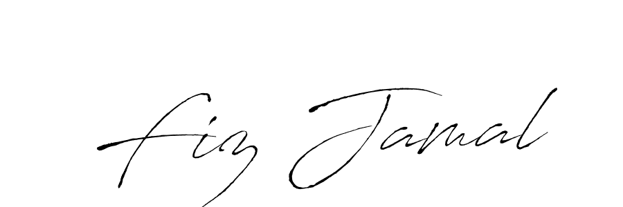 Fiz Jamal stylish signature style. Best Handwritten Sign (Antro_Vectra) for my name. Handwritten Signature Collection Ideas for my name Fiz Jamal. Fiz Jamal signature style 6 images and pictures png