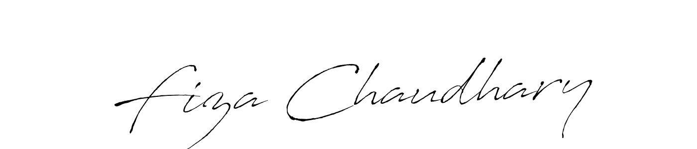 The best way (Antro_Vectra) to make a short signature is to pick only two or three words in your name. The name Fiza Chaudhary include a total of six letters. For converting this name. Fiza Chaudhary signature style 6 images and pictures png