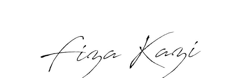 How to make Fiza Kazi name signature. Use Antro_Vectra style for creating short signs online. This is the latest handwritten sign. Fiza Kazi signature style 6 images and pictures png