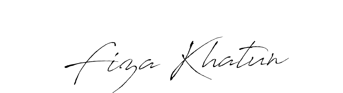 Also we have Fiza Khatun name is the best signature style. Create professional handwritten signature collection using Antro_Vectra autograph style. Fiza Khatun signature style 6 images and pictures png