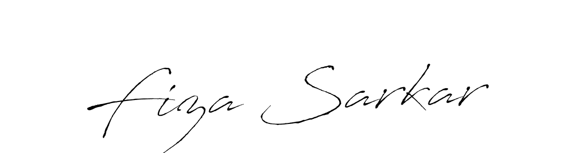 Make a beautiful signature design for name Fiza Sarkar. With this signature (Antro_Vectra) style, you can create a handwritten signature for free. Fiza Sarkar signature style 6 images and pictures png