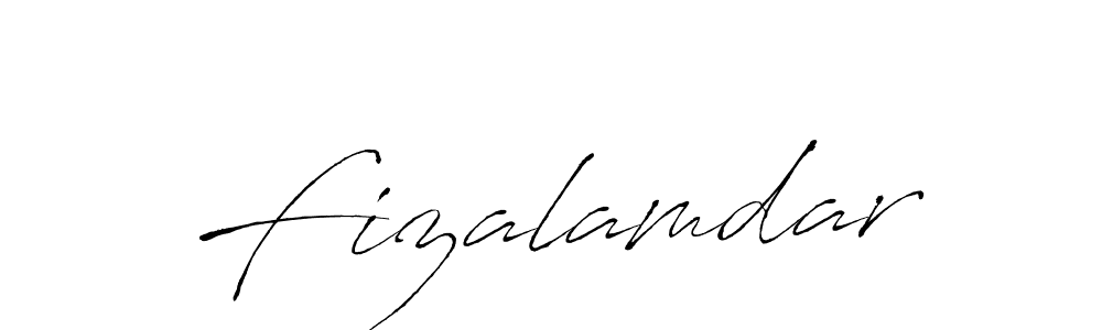 Make a beautiful signature design for name Fizalamdar. With this signature (Antro_Vectra) style, you can create a handwritten signature for free. Fizalamdar signature style 6 images and pictures png