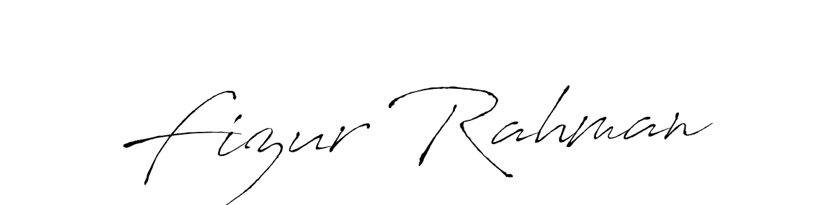 Make a beautiful signature design for name Fizur Rahman. With this signature (Antro_Vectra) style, you can create a handwritten signature for free. Fizur Rahman signature style 6 images and pictures png