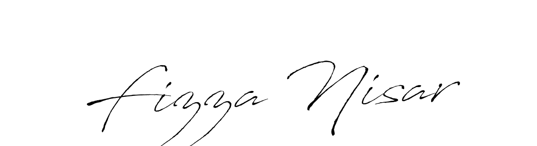 How to make Fizza Nisar name signature. Use Antro_Vectra style for creating short signs online. This is the latest handwritten sign. Fizza Nisar signature style 6 images and pictures png