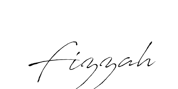 Make a beautiful signature design for name Fizzah. With this signature (Antro_Vectra) style, you can create a handwritten signature for free. Fizzah signature style 6 images and pictures png