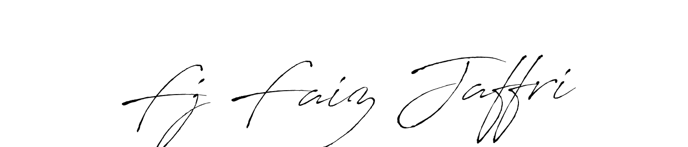 It looks lik you need a new signature style for name Fj Faiz Jaffri. Design unique handwritten (Antro_Vectra) signature with our free signature maker in just a few clicks. Fj Faiz Jaffri signature style 6 images and pictures png