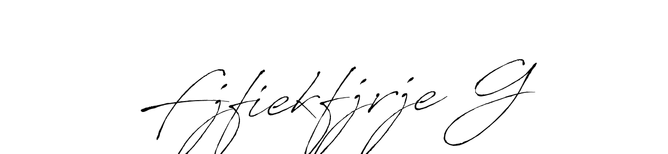 Use a signature maker to create a handwritten signature online. With this signature software, you can design (Antro_Vectra) your own signature for name Fjfiekfjrje G. Fjfiekfjrje G signature style 6 images and pictures png