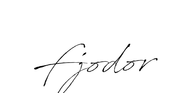 Fjodor stylish signature style. Best Handwritten Sign (Antro_Vectra) for my name. Handwritten Signature Collection Ideas for my name Fjodor. Fjodor signature style 6 images and pictures png