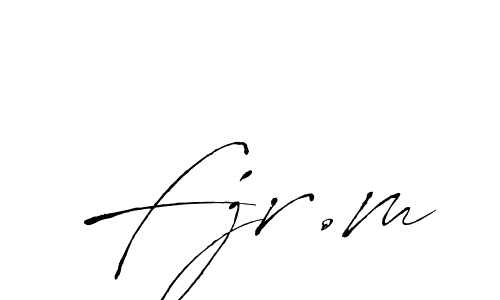 It looks lik you need a new signature style for name Fjr.m. Design unique handwritten (Antro_Vectra) signature with our free signature maker in just a few clicks. Fjr.m signature style 6 images and pictures png