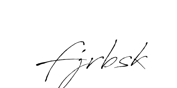 The best way (Antro_Vectra) to make a short signature is to pick only two or three words in your name. The name Fjrbsk include a total of six letters. For converting this name. Fjrbsk signature style 6 images and pictures png
