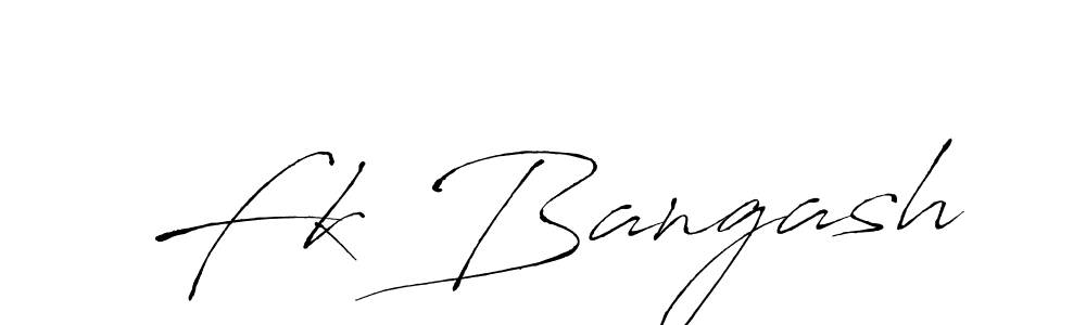 How to Draw Fk Bangash signature style? Antro_Vectra is a latest design signature styles for name Fk Bangash. Fk Bangash signature style 6 images and pictures png