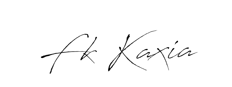 Design your own signature with our free online signature maker. With this signature software, you can create a handwritten (Antro_Vectra) signature for name Fk Kaxia. Fk Kaxia signature style 6 images and pictures png