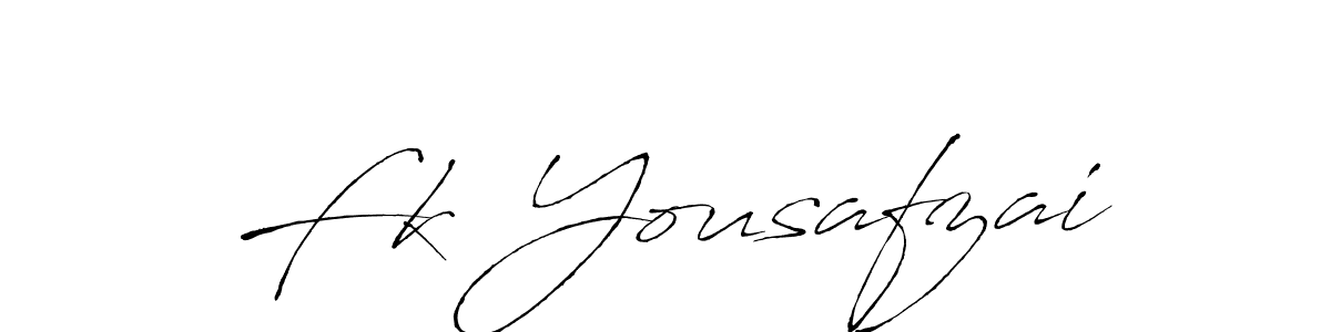 Make a beautiful signature design for name Fk Yousafzai. Use this online signature maker to create a handwritten signature for free. Fk Yousafzai signature style 6 images and pictures png