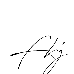 Also we have Fkj name is the best signature style. Create professional handwritten signature collection using Antro_Vectra autograph style. Fkj signature style 6 images and pictures png