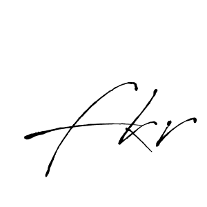 Make a beautiful signature design for name Fkr. With this signature (Antro_Vectra) style, you can create a handwritten signature for free. Fkr signature style 6 images and pictures png