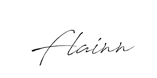 Flainn stylish signature style. Best Handwritten Sign (Antro_Vectra) for my name. Handwritten Signature Collection Ideas for my name Flainn. Flainn signature style 6 images and pictures png