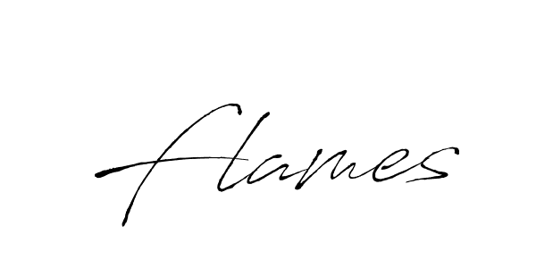 How to make Flames signature? Antro_Vectra is a professional autograph style. Create handwritten signature for Flames name. Flames signature style 6 images and pictures png