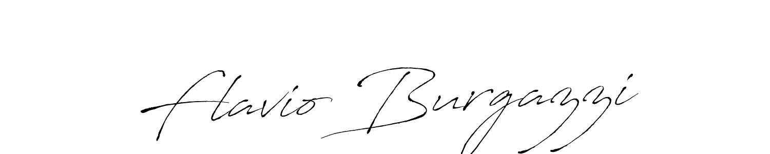 Flavio Burgazzi stylish signature style. Best Handwritten Sign (Antro_Vectra) for my name. Handwritten Signature Collection Ideas for my name Flavio Burgazzi. Flavio Burgazzi signature style 6 images and pictures png