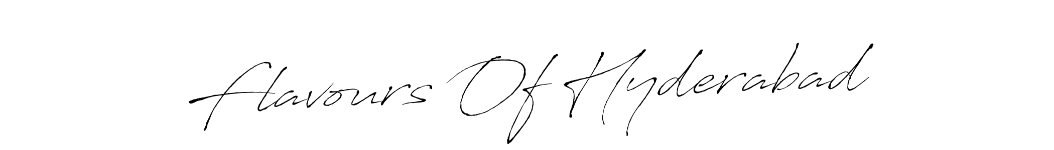 Create a beautiful signature design for name Flavours Of Hyderabad. With this signature (Antro_Vectra) fonts, you can make a handwritten signature for free. Flavours Of Hyderabad signature style 6 images and pictures png