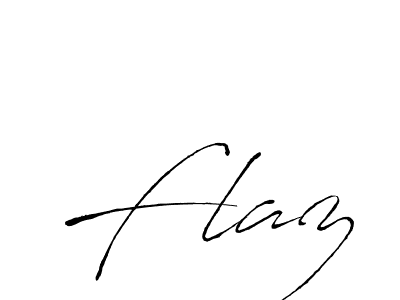 Design your own signature with our free online signature maker. With this signature software, you can create a handwritten (Antro_Vectra) signature for name Flaz. Flaz signature style 6 images and pictures png