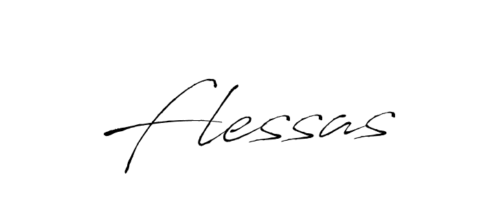 Make a beautiful signature design for name Flessas. With this signature (Antro_Vectra) style, you can create a handwritten signature for free. Flessas signature style 6 images and pictures png