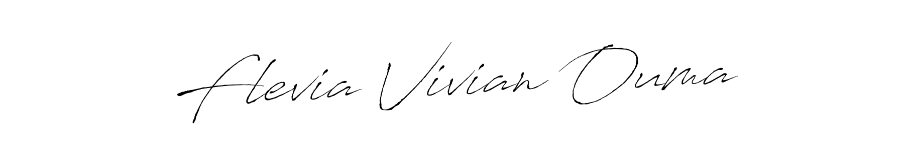 Also we have Flevia Vivian Ouma name is the best signature style. Create professional handwritten signature collection using Antro_Vectra autograph style. Flevia Vivian Ouma signature style 6 images and pictures png