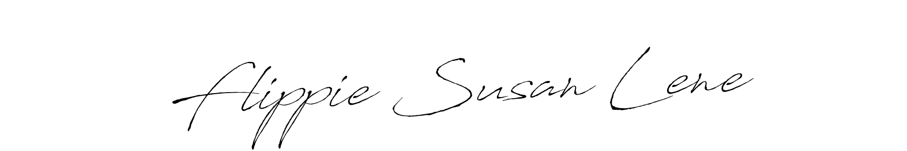 Flippie Susan Lene stylish signature style. Best Handwritten Sign (Antro_Vectra) for my name. Handwritten Signature Collection Ideas for my name Flippie Susan Lene. Flippie Susan Lene signature style 6 images and pictures png
