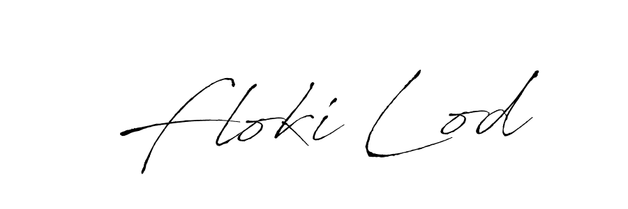 Make a beautiful signature design for name Floki Lod. With this signature (Antro_Vectra) style, you can create a handwritten signature for free. Floki Lod signature style 6 images and pictures png