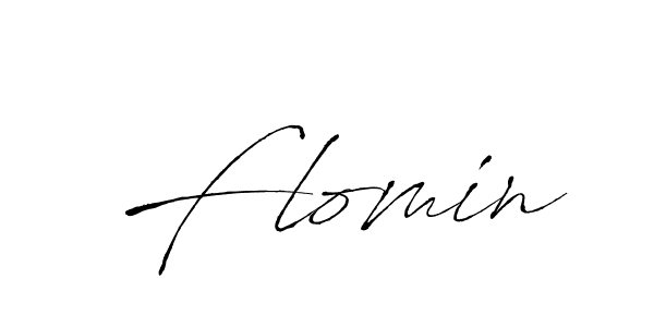 How to make Flomin signature? Antro_Vectra is a professional autograph style. Create handwritten signature for Flomin name. Flomin signature style 6 images and pictures png