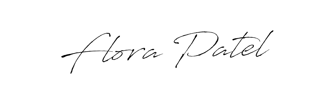 How to make Flora Patel name signature. Use Antro_Vectra style for creating short signs online. This is the latest handwritten sign. Flora Patel signature style 6 images and pictures png