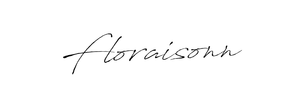 Make a beautiful signature design for name Floraisonn. With this signature (Antro_Vectra) style, you can create a handwritten signature for free. Floraisonn signature style 6 images and pictures png