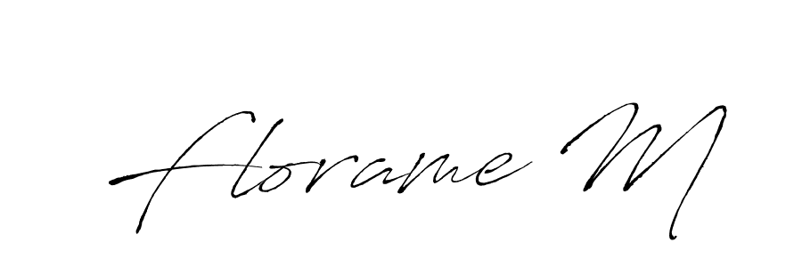 Once you've used our free online signature maker to create your best signature Antro_Vectra style, it's time to enjoy all of the benefits that Florame M name signing documents. Florame M signature style 6 images and pictures png