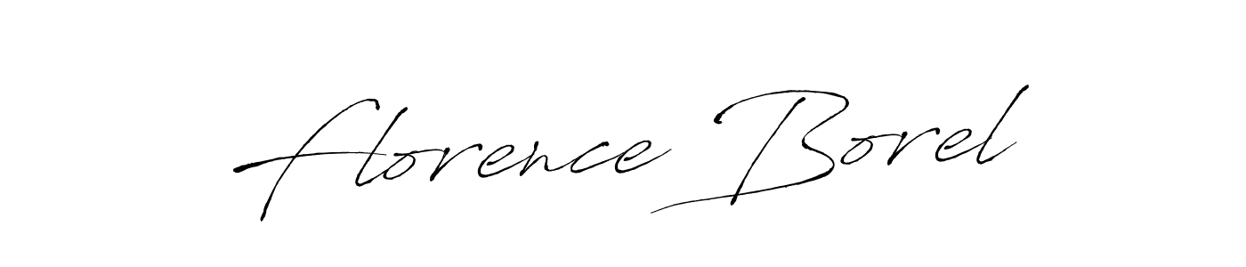 Make a beautiful signature design for name Florence Borel. With this signature (Antro_Vectra) style, you can create a handwritten signature for free. Florence Borel signature style 6 images and pictures png