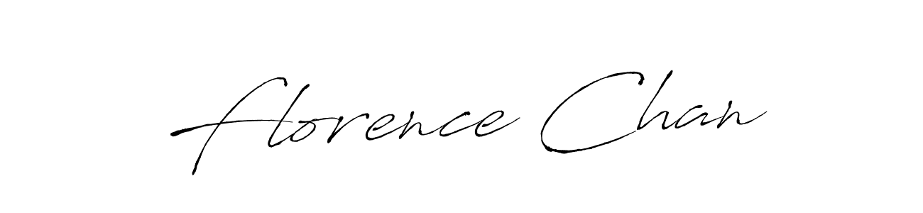 Design your own signature with our free online signature maker. With this signature software, you can create a handwritten (Antro_Vectra) signature for name Florence Chan. Florence Chan signature style 6 images and pictures png