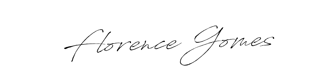 Use a signature maker to create a handwritten signature online. With this signature software, you can design (Antro_Vectra) your own signature for name Florence Gomes. Florence Gomes signature style 6 images and pictures png