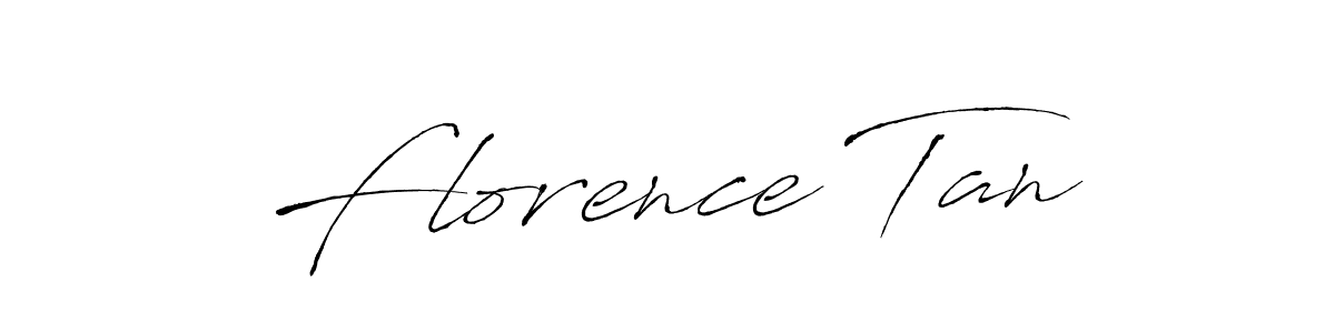 How to make Florence Tan signature? Antro_Vectra is a professional autograph style. Create handwritten signature for Florence Tan name. Florence Tan signature style 6 images and pictures png