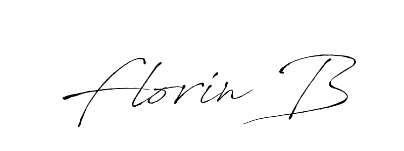 How to make Florin B name signature. Use Antro_Vectra style for creating short signs online. This is the latest handwritten sign. Florin B signature style 6 images and pictures png
