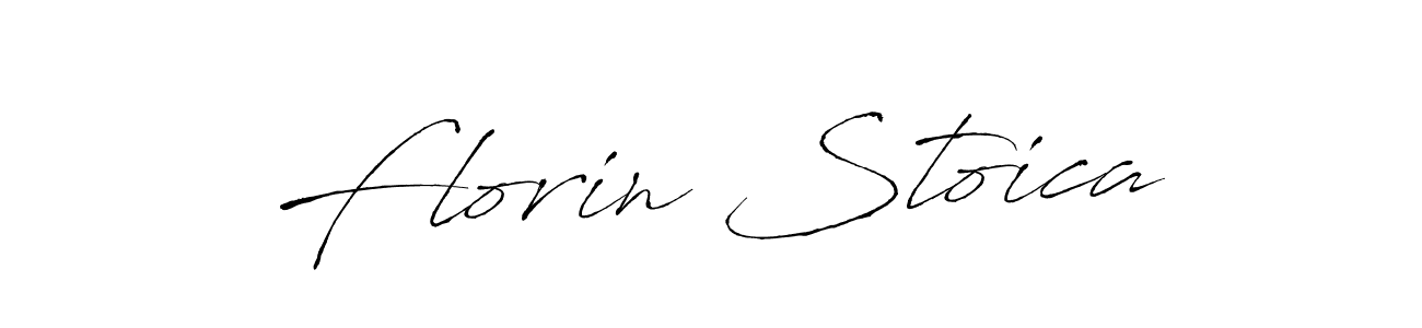 Design your own signature with our free online signature maker. With this signature software, you can create a handwritten (Antro_Vectra) signature for name Florin Stoica. Florin Stoica signature style 6 images and pictures png