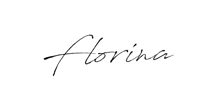 You should practise on your own different ways (Antro_Vectra) to write your name (Florina) in signature. don't let someone else do it for you. Florina signature style 6 images and pictures png